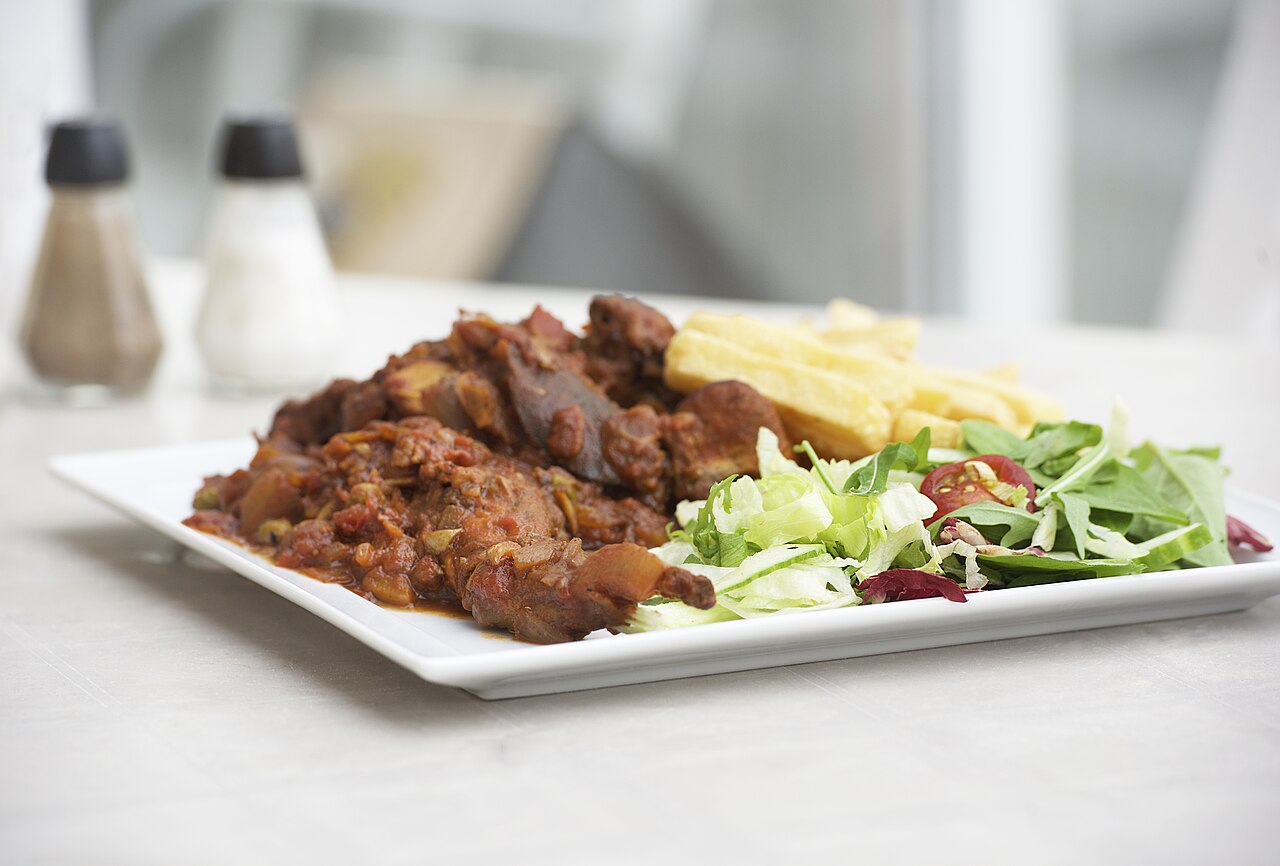 A bowl of Maltese rabbit stew, stuffat tal-fenek