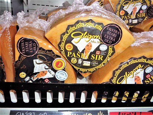 Pag sheep's cheese, a hard cheese from the island of Pag